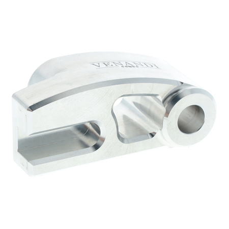 CNC spacer for SIMSON DUO, KR51/1, KR51/2 — natural aluminum