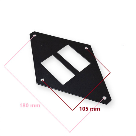 License Plate Reinforcement for MZ ETZ 250