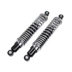 Pair Shock Absorbers for WSK 125/175, SHL, WFM - Chrome 360mm