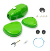 Simson S50/S51/S70 Fuel Tank Set: Buffalo Tank, Cap & Petcock - Green