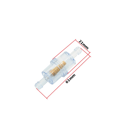 Petrol filter small plastic / brass granulate - ø6mm for Simson S50 SR50 KR50