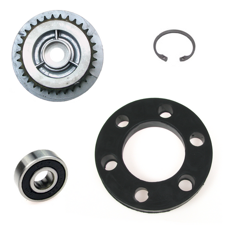 31T Sprocket Kit with Bearing & Cush Drive Rubber for Simson SR50/SR80