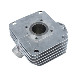 Cylinder Ø 38.00mm for SIMSON S51, SR50, KR51/2 — Aluminium 2-channel