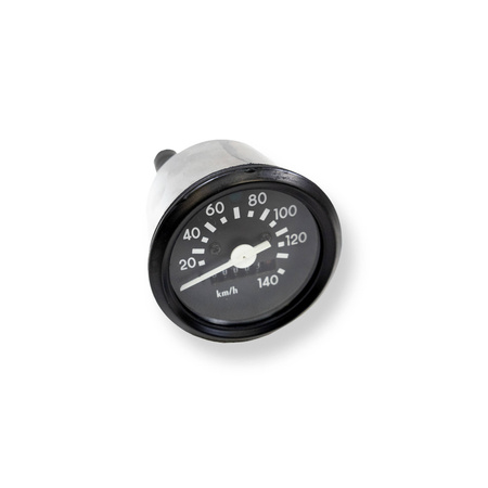 Speedometer ø60 (100 km / h) with indicator control for Simson S50 S51 with black ring