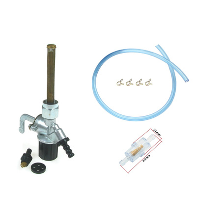 Set fuel tap + filter + hose for Simson SR50 SR80 KR51 / 1 KR51 / 2 Schwalbe