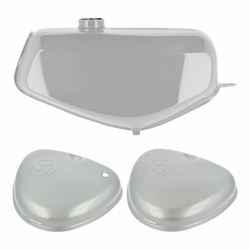 SET Fuel Tank + Side Cover for SIMSON S50/S51/S70 - Silver