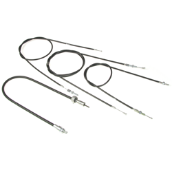 Bowden Cable Kit for Zundapp DB202/DB203 Comfort w/ Speedo Cable (4pc)
