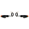 2x 12-LED M8x1.25 Turn Signals Rear/Front for Scooter ATV Moto (E-mark)
