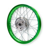 Spoked wheel 16 inches 1.60 x 16 "for Simson S50 S51 S70 KR51 SR4 - chrome-plated steel