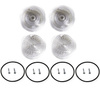 Oto propozycje (maks. 75 znaków każda):

Tytuł: Turn Signal Lens Set Front + Rear for Simson S50 S51 MZ TS ETZ - White

Krótki opis: White indicator lens set for Simson & MZ classic motorcycles.