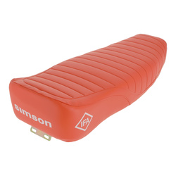 Structured Seat for Simson S50, S51, S70 Enduro - Red with Logo