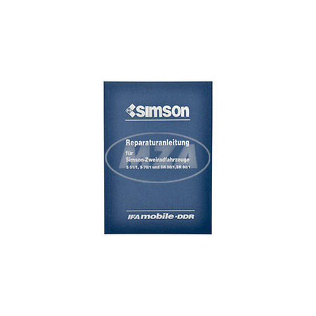 Repair Manual for Simson S51/S70/SR50/SR80 — original DDR, 167 pages