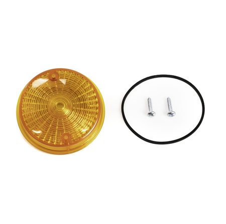 Rear cap for indicators (4 pieces) for Simson S50 S51 MZ TS ETZ - orange