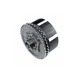 Clutch basket + sprocket (double-sided) for MZ ES/TS/ETS/ETZ 125/150