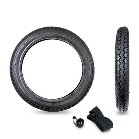 Hercules MK1/2/3 Moped Tire Set 2.75x17 Street 4PR 45N F-873
