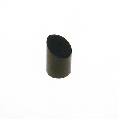 Angled rubber stop (ø25 mm, length 40 mm) suitable for MZ IFA BK 350