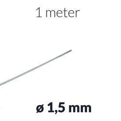 1m x linka Bowdena wewnętrzna ø1,5 mm do motoroweru, motocykla - naciąg linki na metr