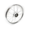 Spoked front wheel 19 inch 1.40 x 19 "for Romet Komar - chrome-plated steel