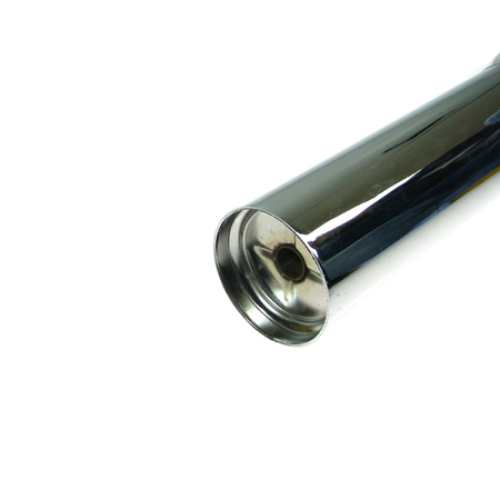 Exhaust Muffler 35mm for MZ TS125/TS150 - Straight, Top Quality