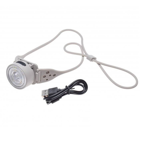 Head torch LED head torch (with red warning light) 18000 lumens USB rechargeable