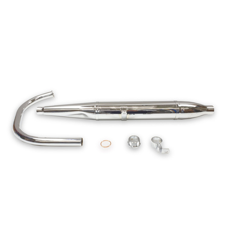 Cigar-style 35mm exhaust for Simson AWO Sport (1956–58)