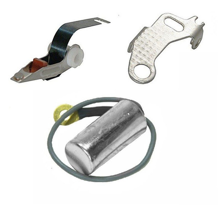 Ignition Points & Condenser for Jawa 50 20/21/23 Mustang Pionyr, Romet Ogar