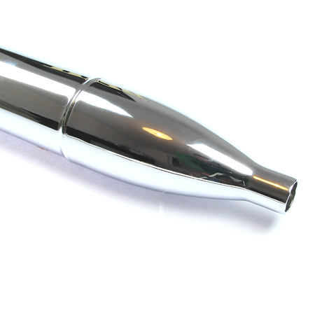 IWL Berlin Scooter Exhaust — Copper/Nickel/Chrome Plated, New