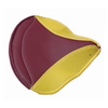 Simson SR2/SR2E Seat Cover Saddle 1st Quality – Burgundy/Yellow