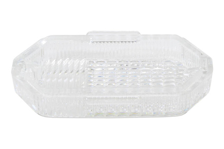 6-Sided Turn Signal Cap for Simson S51 S53 S83 SR50 MZ ETZ, White