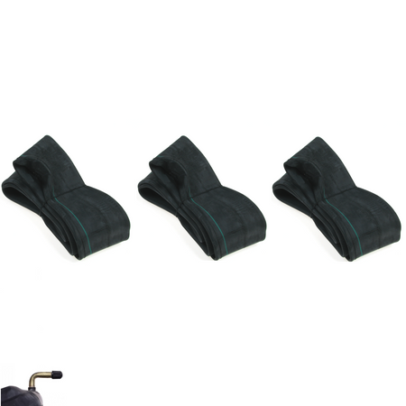 3x hose 3.50-10 angle valve TR87 for scooter Rex 450 - SET