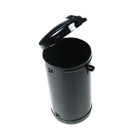 Glossy Black Metal Tool Drum for Simson AWO Touren (Motorcycle)