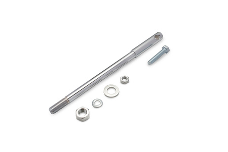 Front axle with clamping bolts for Simson S50/S51/S70/SR50/SR80