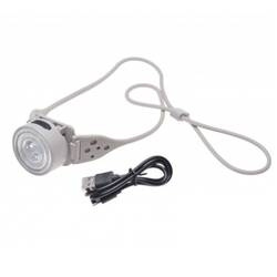 Head torch LED head torch (with red warning light) 18000 lumens USB rechargeable