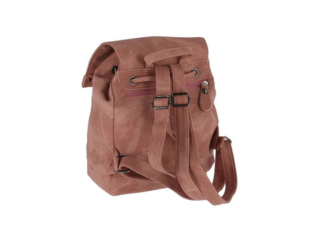 SIMSON Backpack for Fans – Pink PU Leather, Handy Compartments