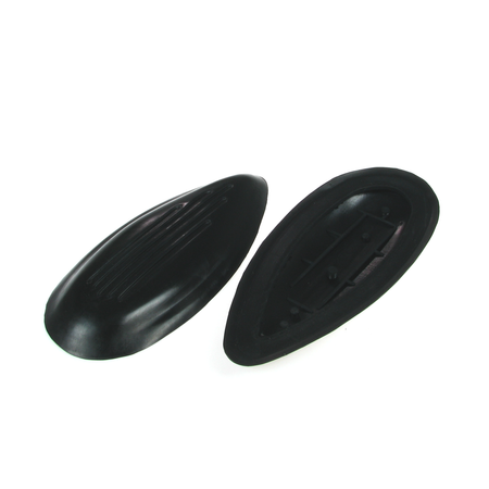 Title: Pair Knee Pads for MZ RT125/BK350/ES175/250/300 - Black
Description: Black knee pads for MZ RT125/BK350/ES175/250/300 - durable fit.