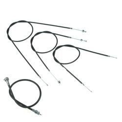 Replacement Bowden & speedometer cable for DKW RT125/2a - black