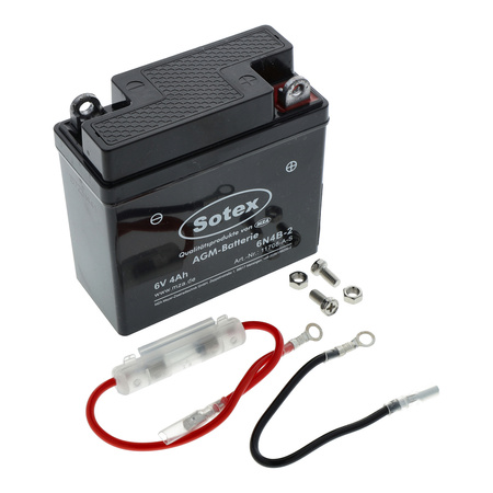 AGM Battery 6V 4.0Ah for Simson Motorbike – Perfect Fit