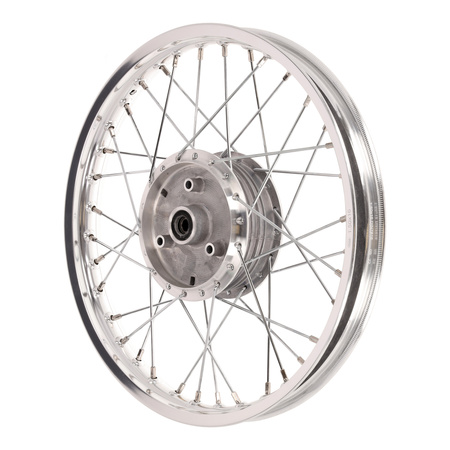 Spoke Wheel 1.50x16 Inch for SIMSON – Polished Alloy Rim & Chrome Spokes