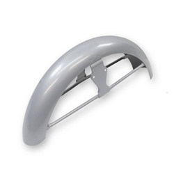 Front Mudguard w/ Brace for Simson S50/S51, Silver - 2nd choice