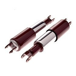 Pair Rear Shock Absorbers for JAWA/CZ 175-354 - Red/Chrome