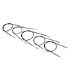Zündapp CS25 cable kit - throttle, clutch, start, gear & brake (5pc)