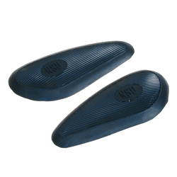 Pair Knee Pads Motorcycle Tank Protector Rubber for NSU MAX - Black