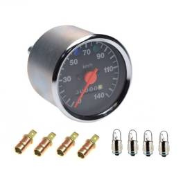 Prędkościomierz ø80 lampka kontrolna 6V niebieska/zielona do MZ ETZ 125 150 250 251