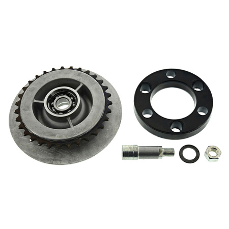 Sprocket Gear for Simson SR50 SR80 - includes Elastikring + Axle Extension