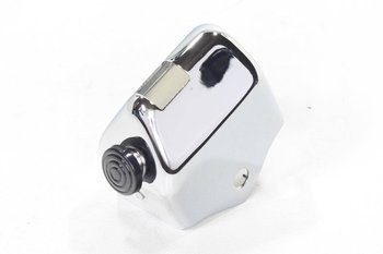 Simson chrome cap for headlight dip switch with side cutout