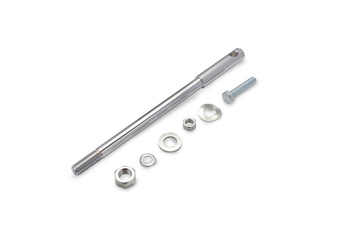 Front axle with clamping bolts for Simson S50/S51/S70/SR50/SR80