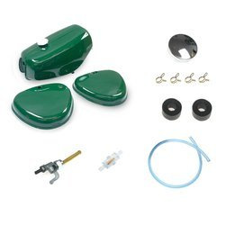 Tank set + tank cap + fuel tap for Simson S50 S51 S70 - billiard green