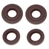 Engine Shaft Seal Set for MZ TS250 4-Speed – 4pc (brown)