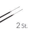 2x Throttle/Bowden Cables for BMW R51/2 R51/3 R67/2 R67/3 R68 Std bars
