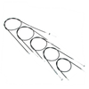 5-piece Bowden Cable Kit for DKW NZ350 Motorcycle – Black